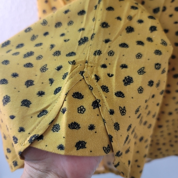 PARALLEL X LEAGUE DUKE WOVEN GOLD/BLACK SHORT SLEEVE CASUAL SHIRT - Picture 14 of 16